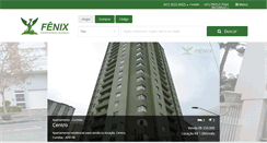 Desktop Screenshot of imobiliariafenix.com.br